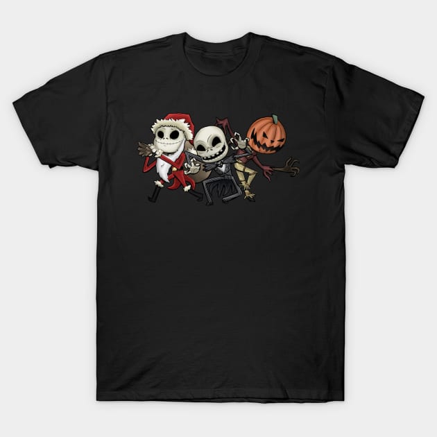 King of Halloween T-Shirt by zacksmithart